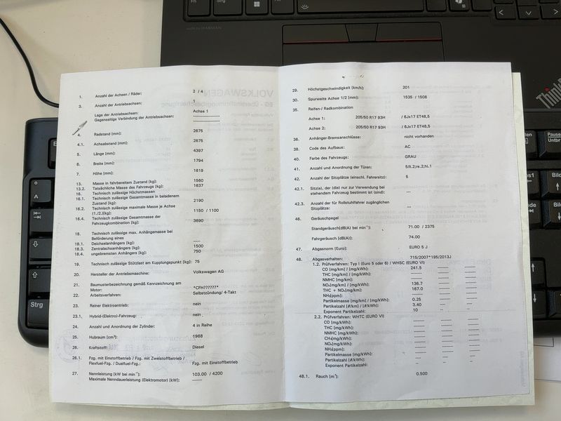Volkswagen Touran 2.0 TDI Comfortline — zdjęcie 16