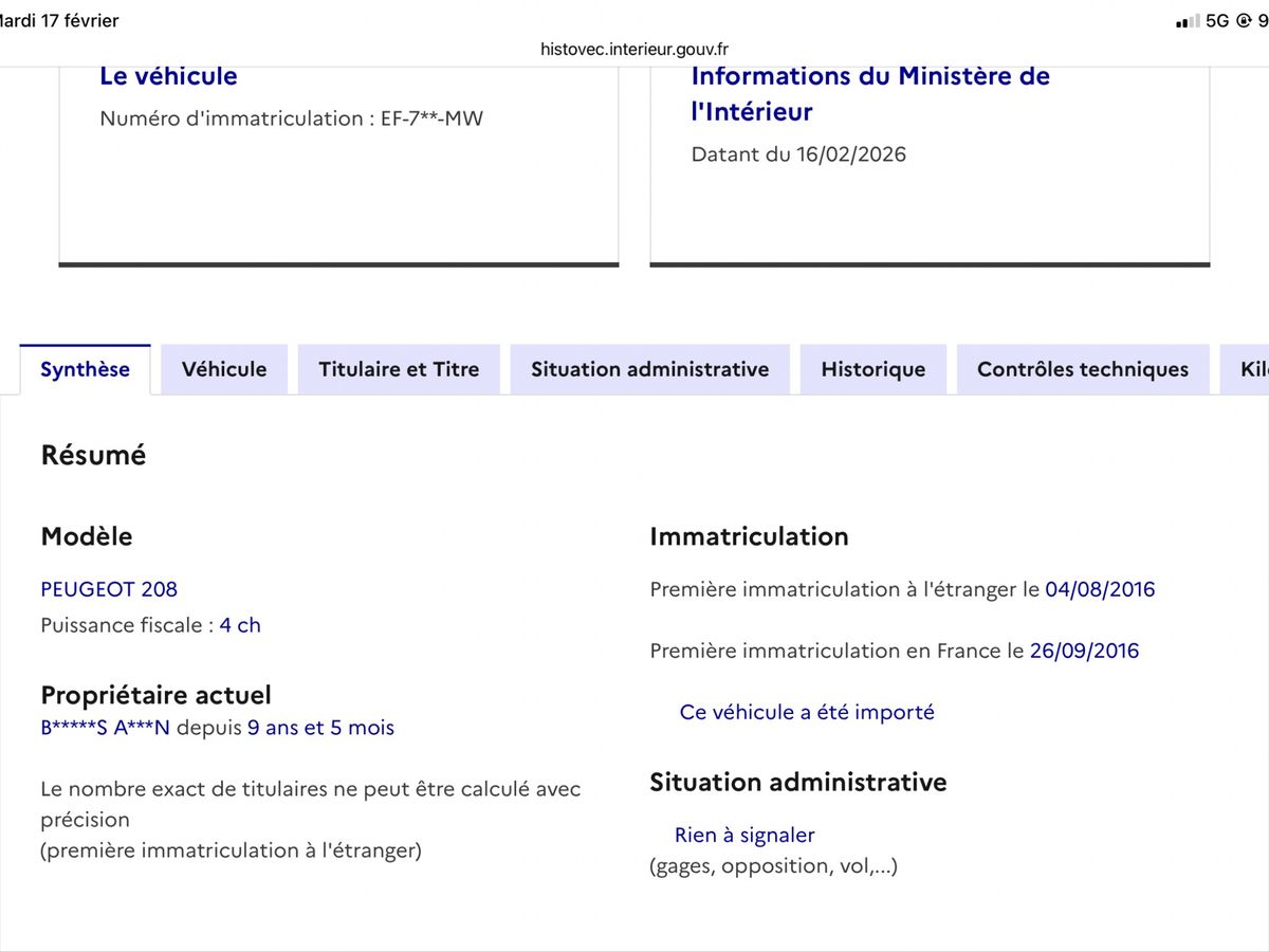 Peugeot 208 d'occasion