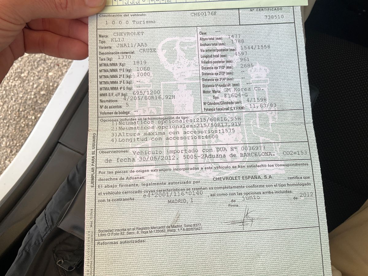 Chevrolet Cruze 1.6 LS+