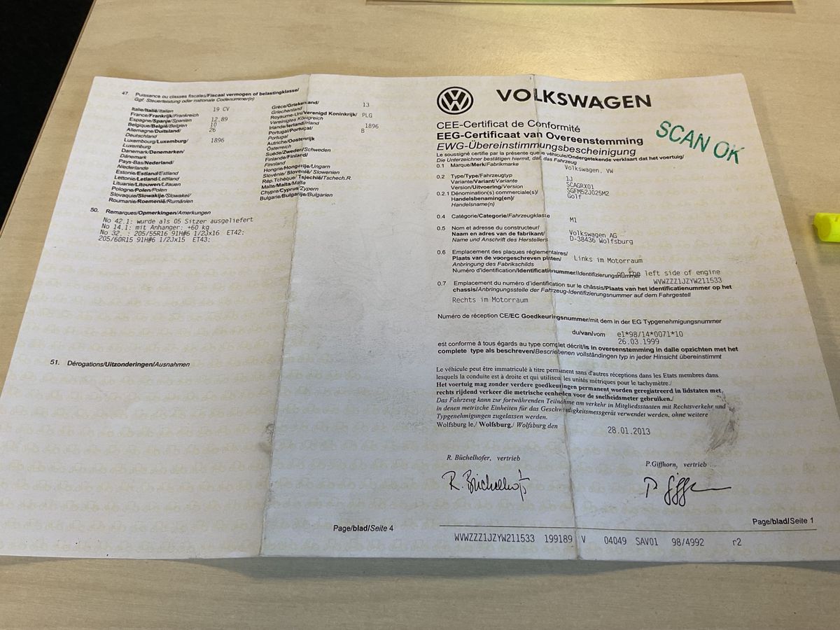 Volkswagen Golf IV 1.9 TDI
