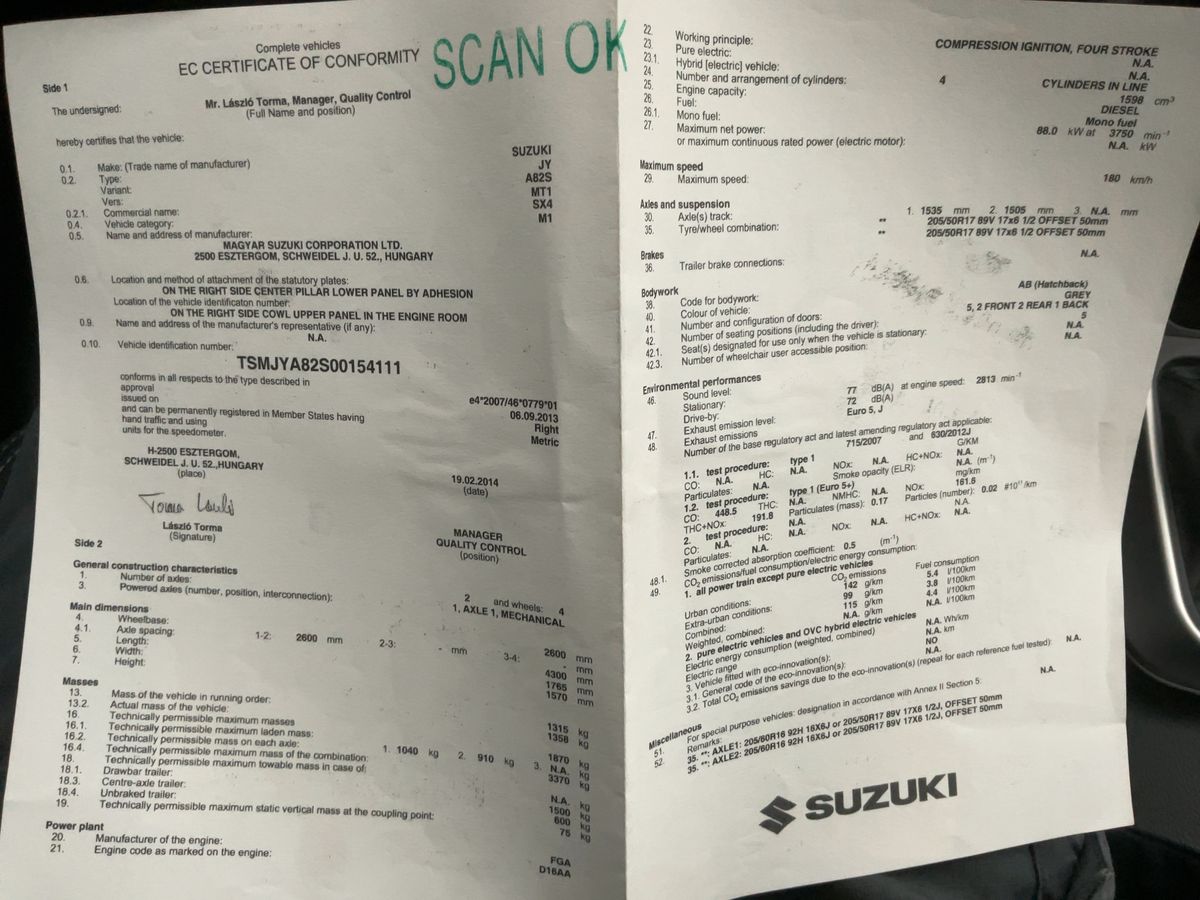 Suzuki SX4 d'occasion