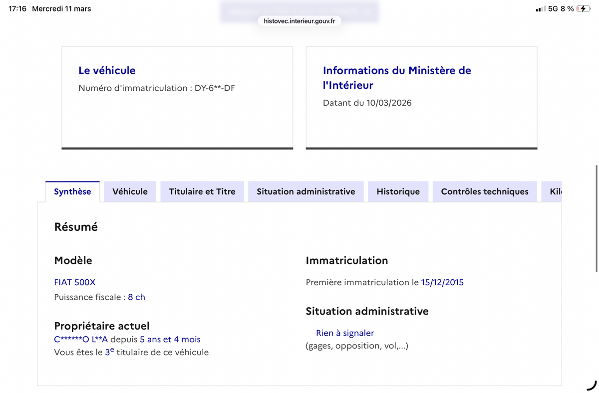 Fiat 500X d'occasion