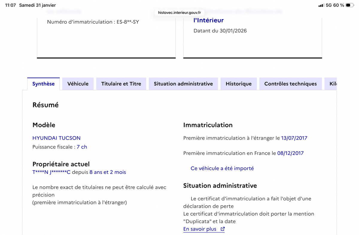 Hyundai Tucson d'occasion
