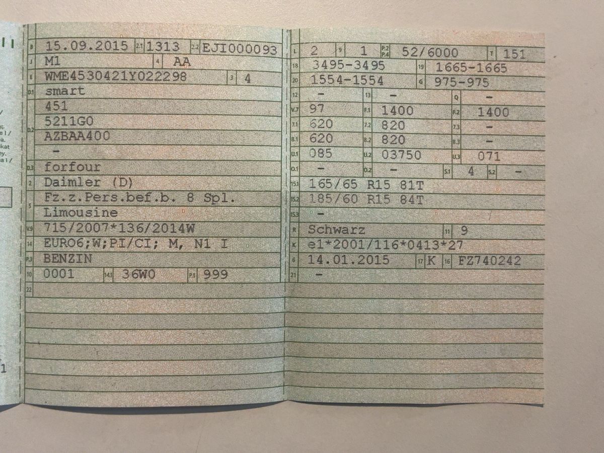 Smart forfour d'occasion