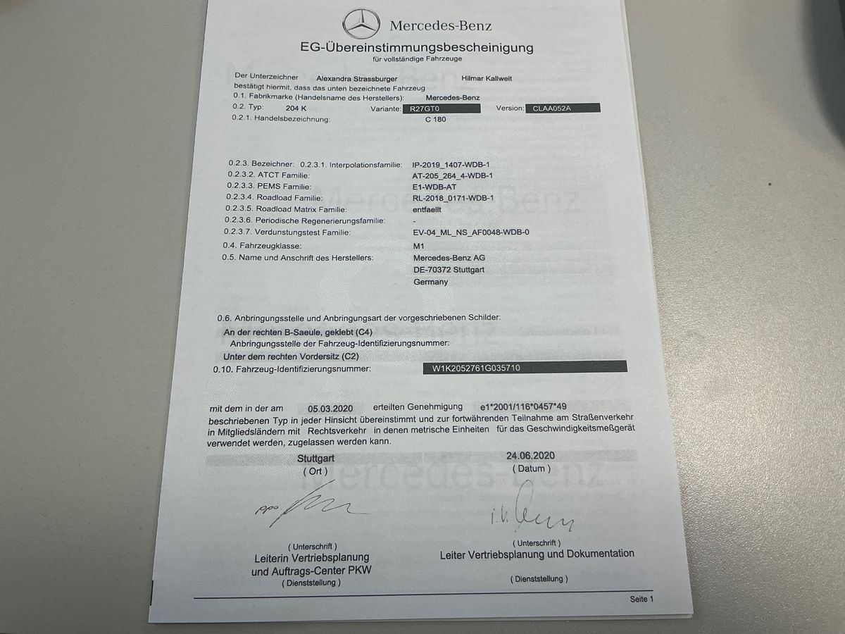 Mercedes-Benz C-Klasse d'occasion