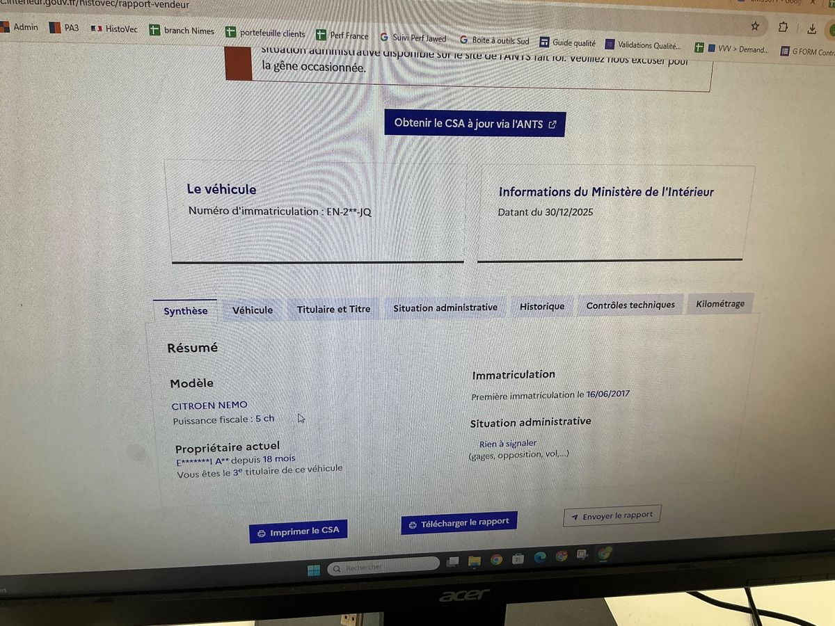 Citroen Nemo d'occasion