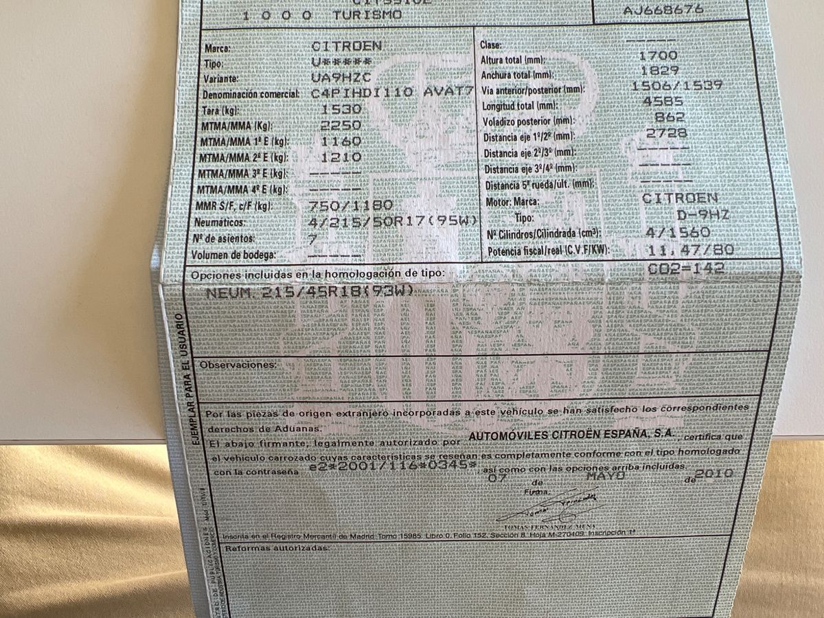 Citroen C4 Grand Picasso 1.6 HDi Exclusive