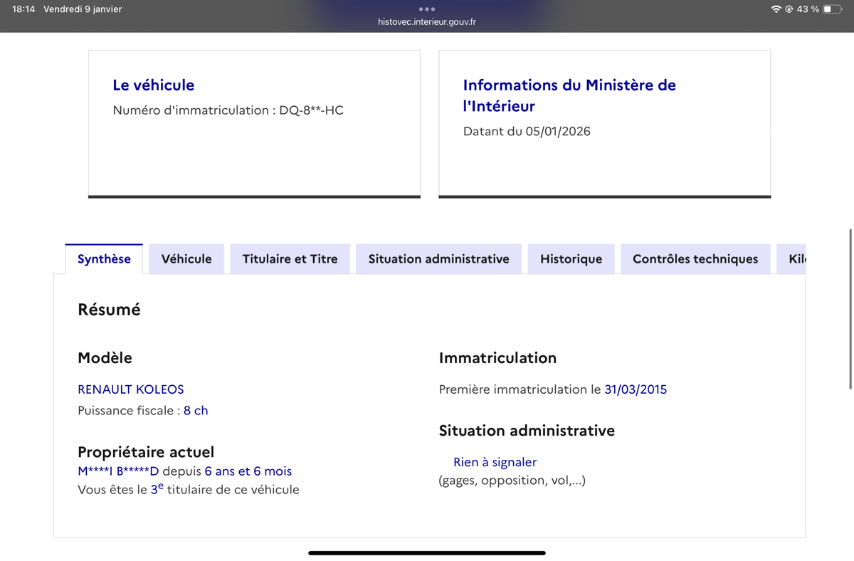 Renault Koleos d'occasion