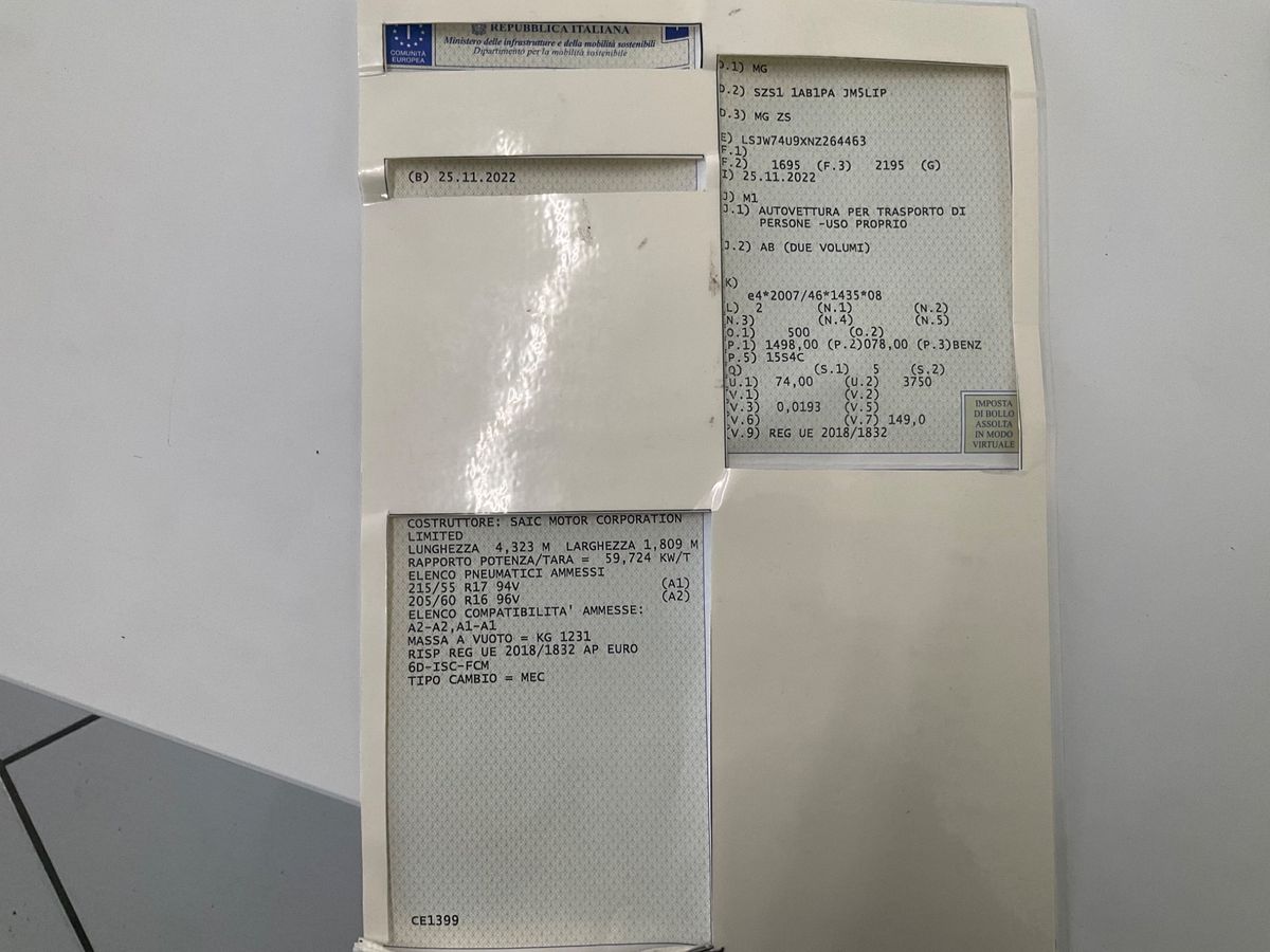 MG ZS 1.5 VTi Comfort