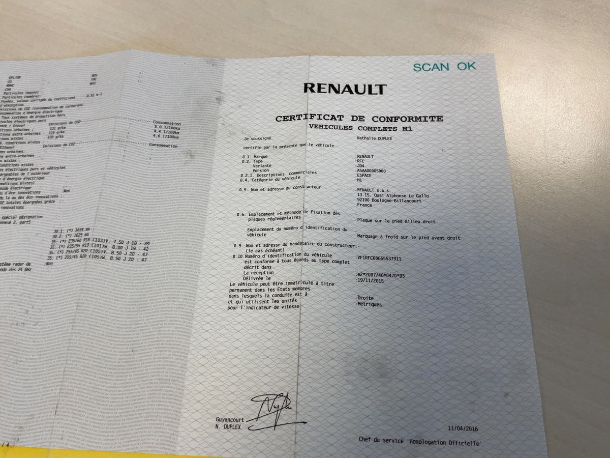 Renault Espace d'occasion