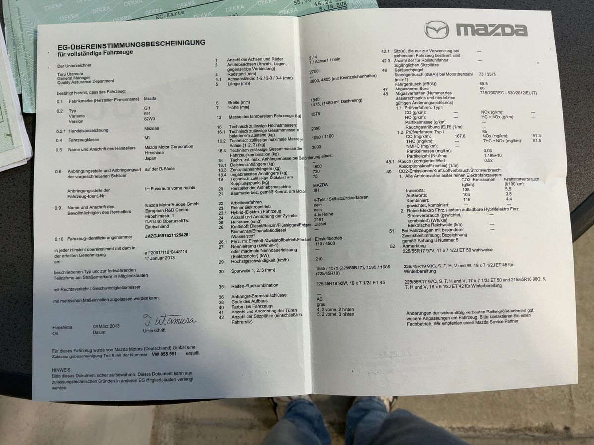 Mazda 6 d'occasion