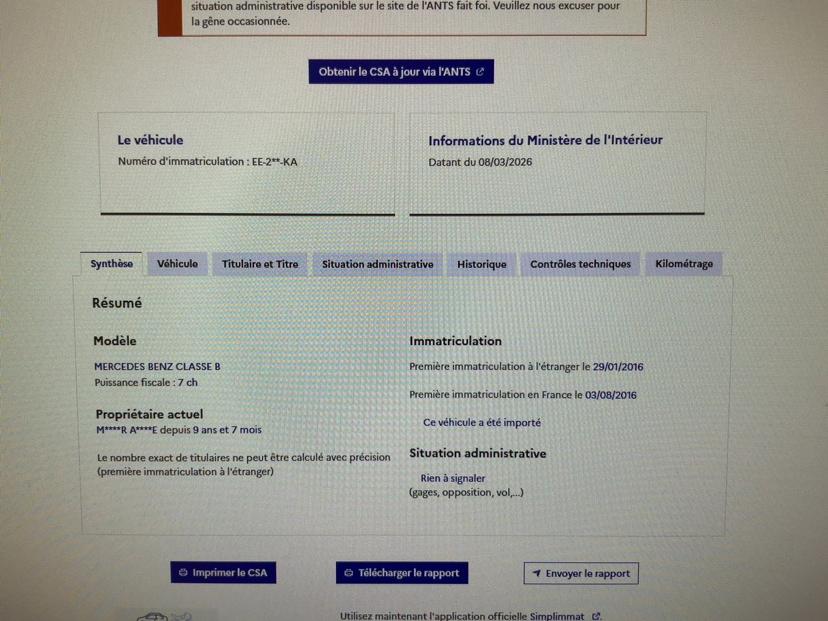 Mercedes-Benz B-Klasse d'occasion