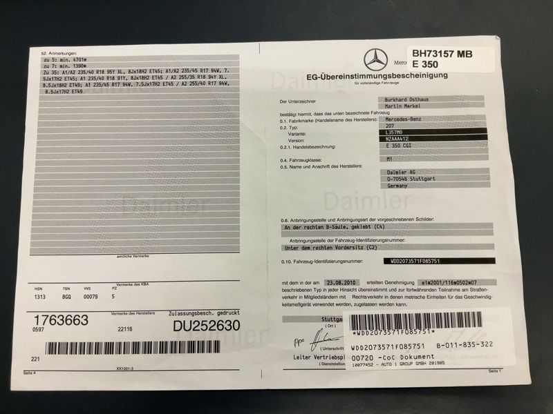 Mercedes-Benz E-Klasse E 350 CGI BlueEfficiency Elegance — zdjęcie 16