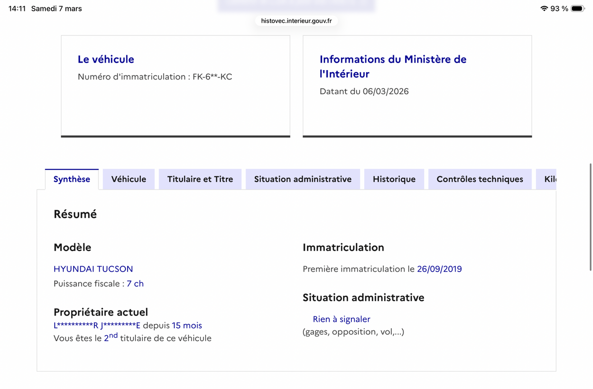 Hyundai Tucson d'occasion