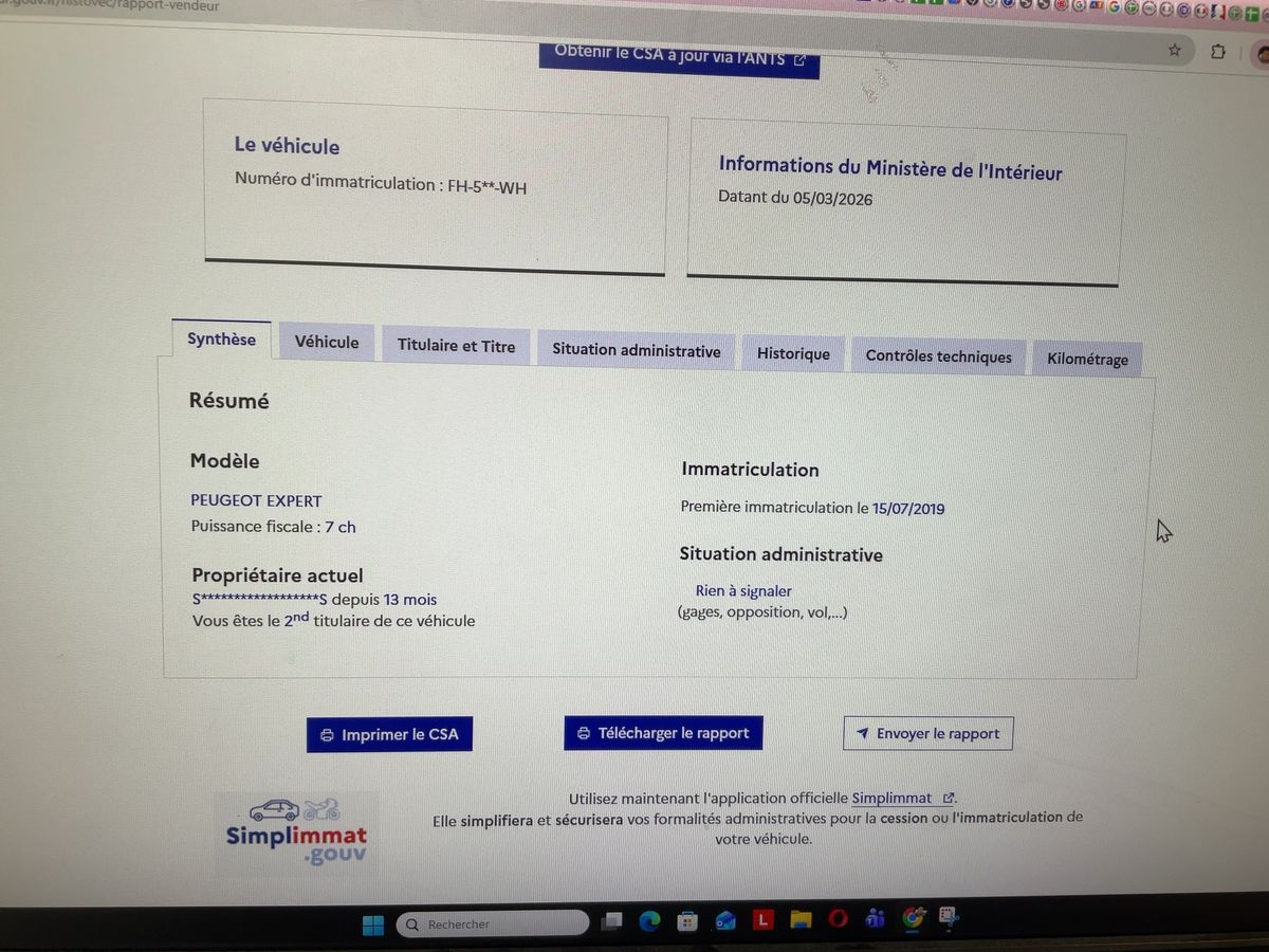 Peugeot Expert d'occasion