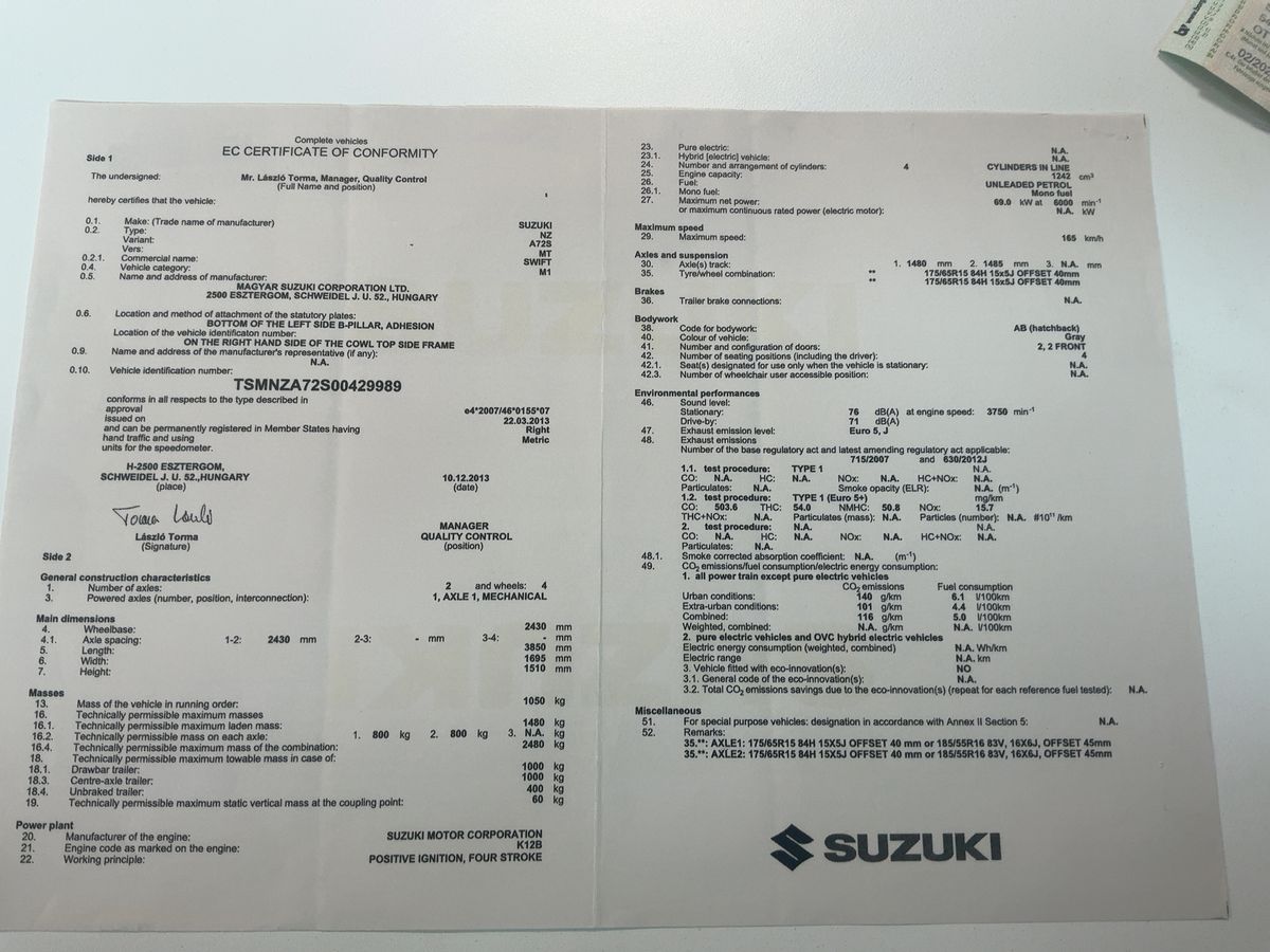 Suzuki Swift d'occasion