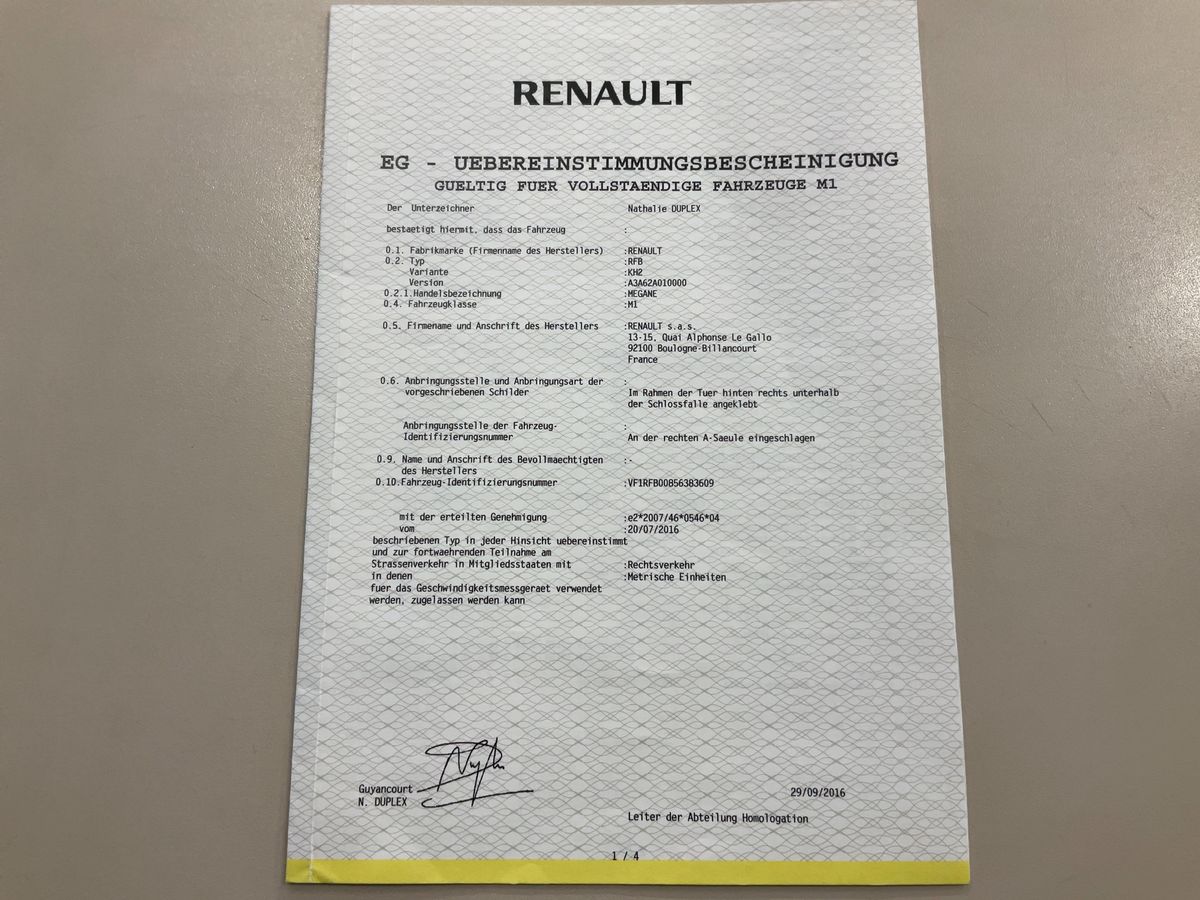 Renault Megane 1.5 dCi Energy Intens