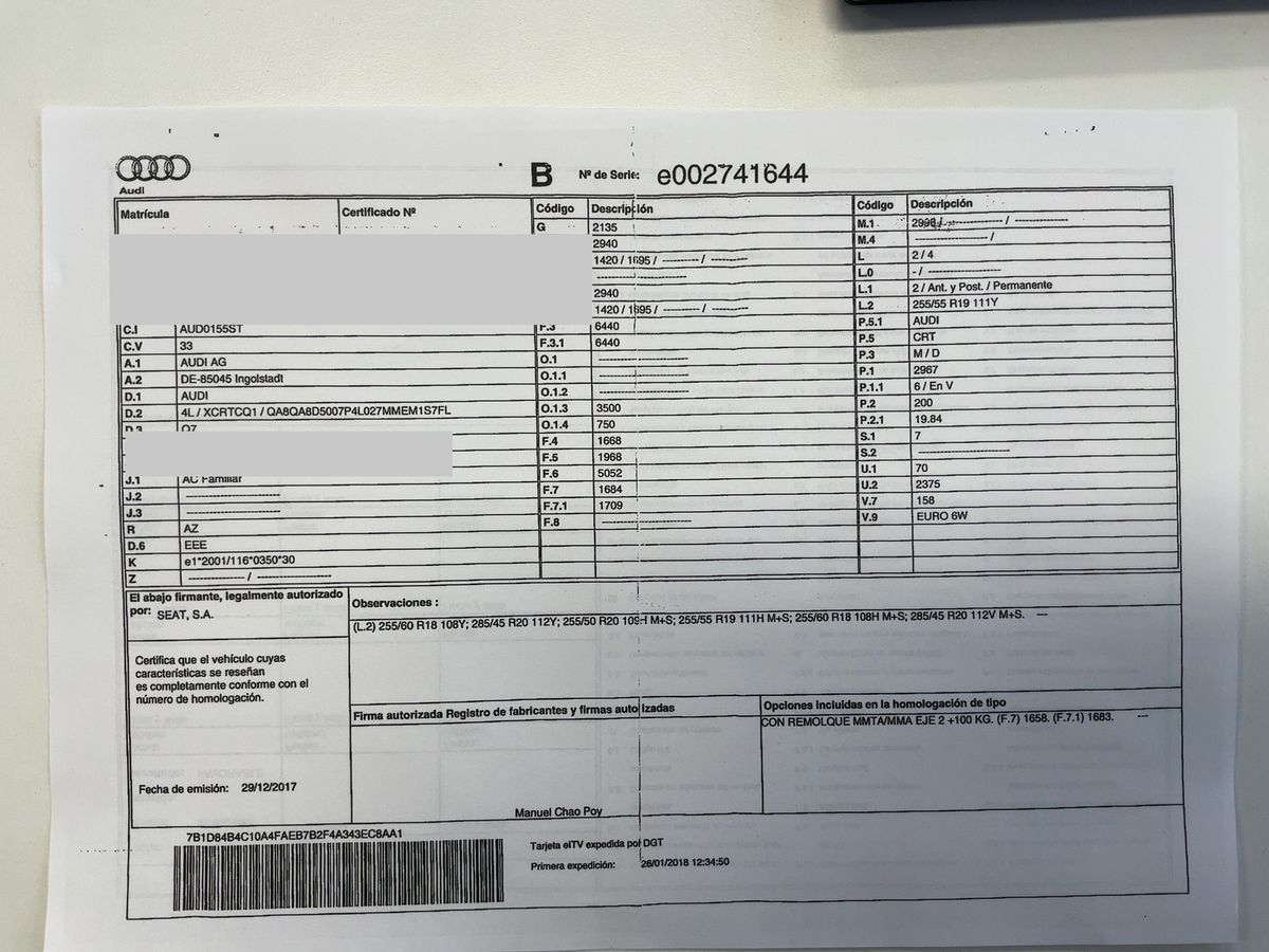 Audi Q7 d'occasion