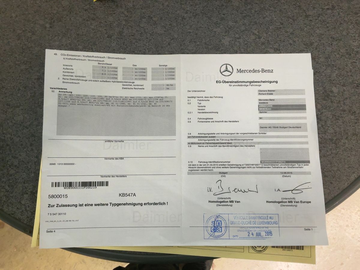 Mercedes-Benz Sprinter d'occasion