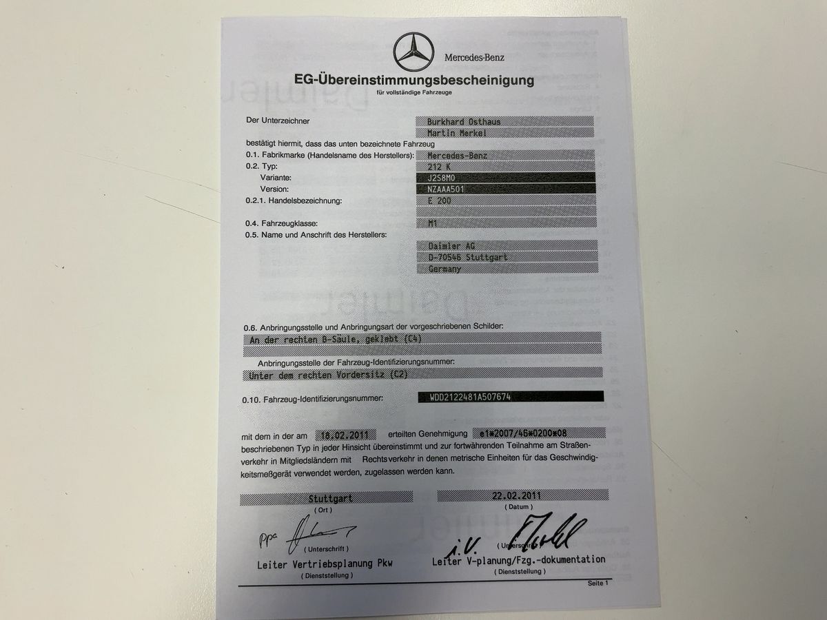 Mercedes-Benz E-Klasse d'occasion