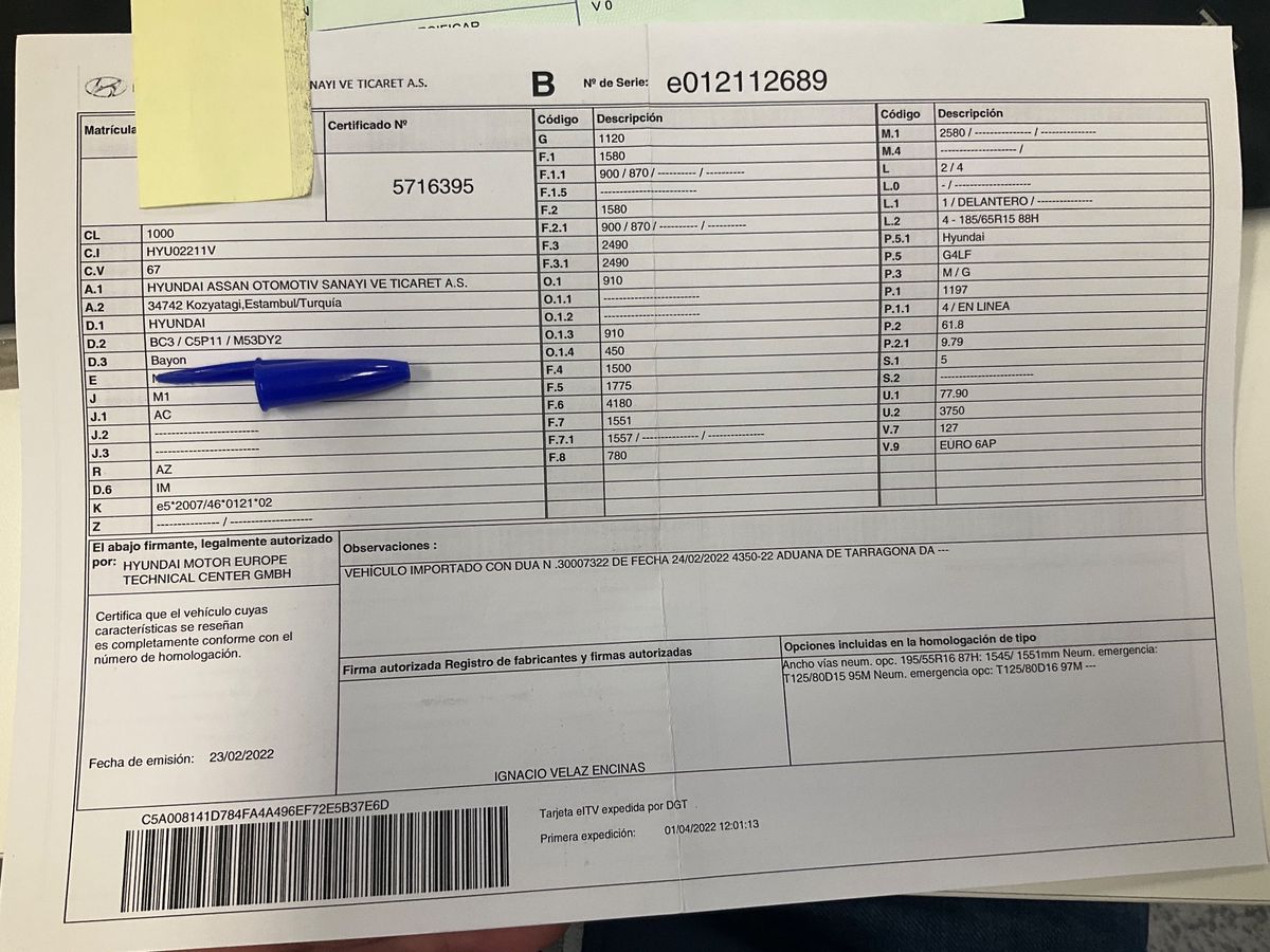 Hyundai Bayon d'occasion