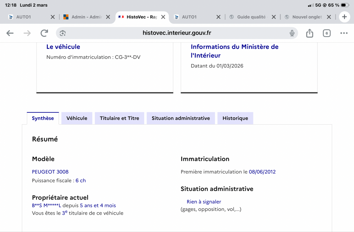 Peugeot 3008 d'occasion