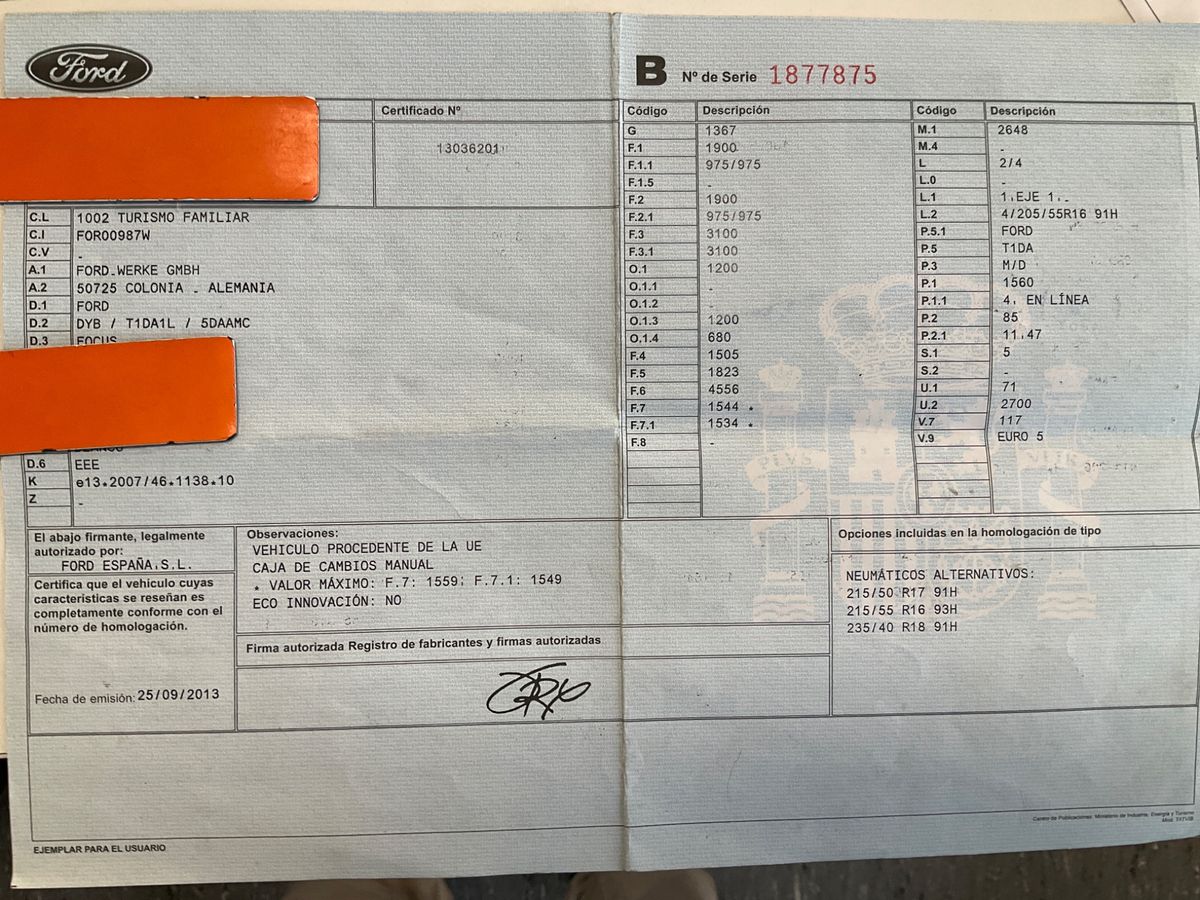 Ford Focus 1.6 TDCi Trend