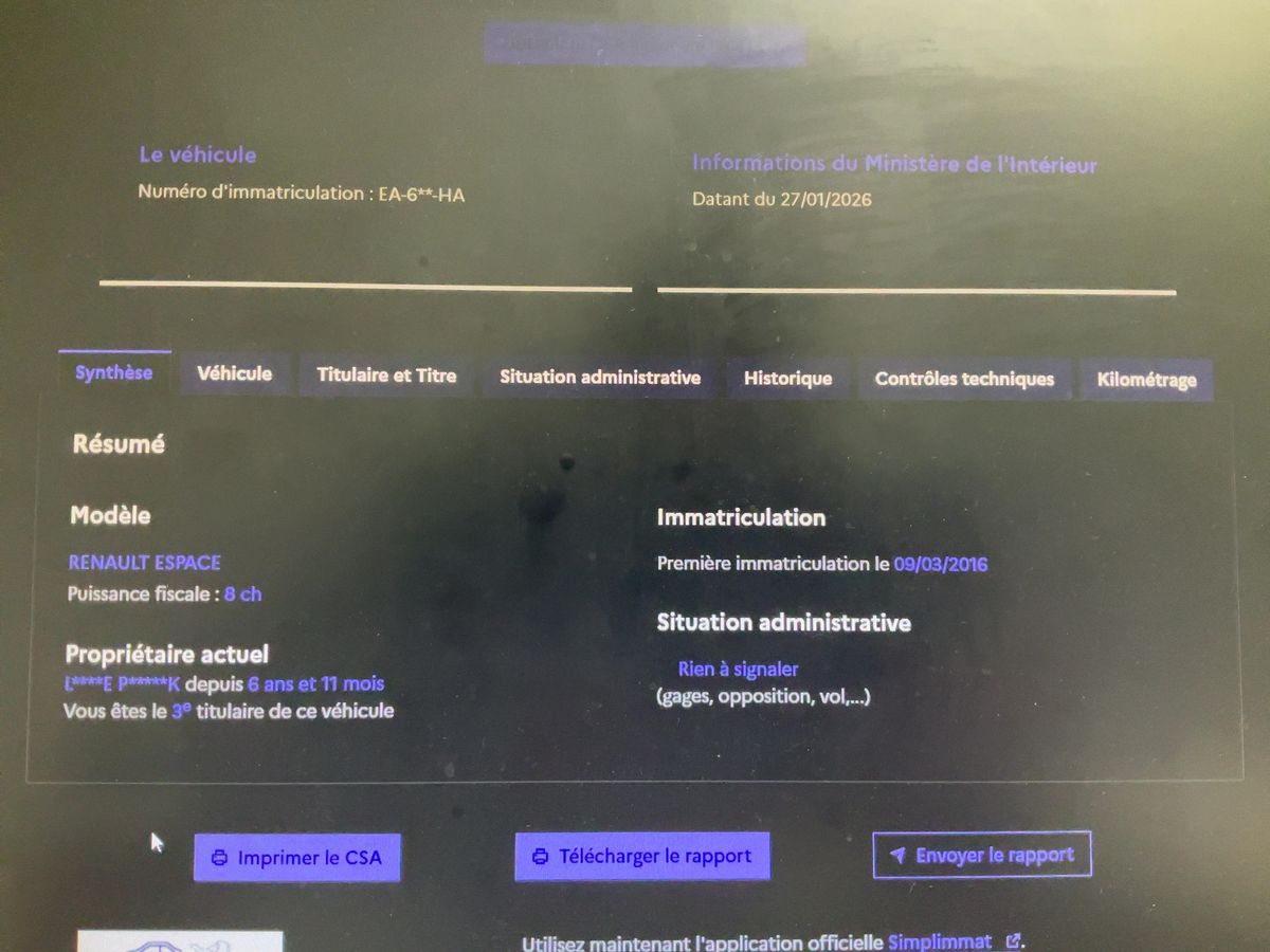 Renault Espace d'occasion