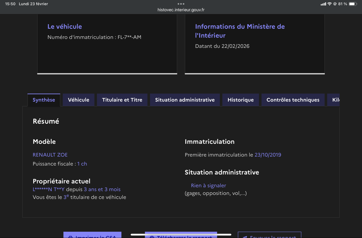 Renault Zoe d'occasion