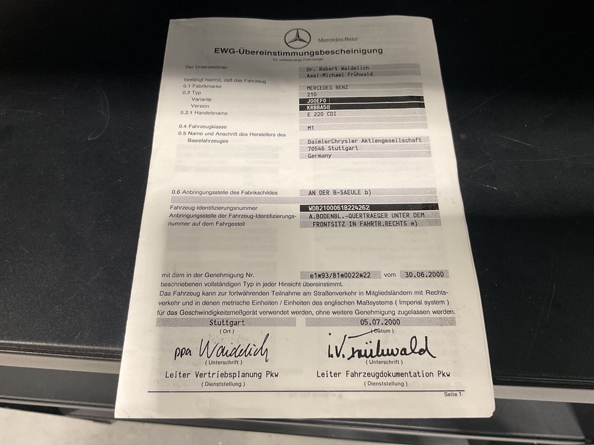 Mercedes-Benz E-Klasse d'occasion
