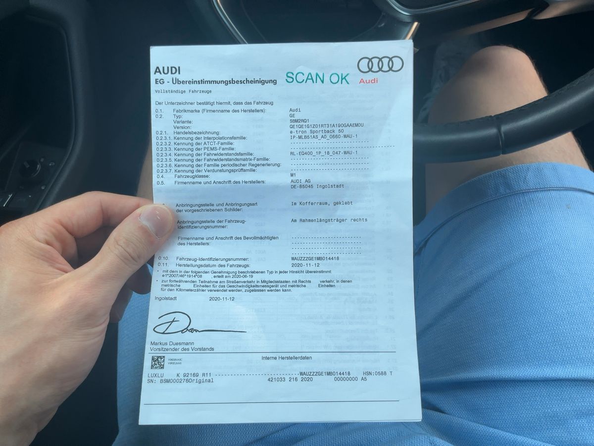 Audi e-tron d'occasion