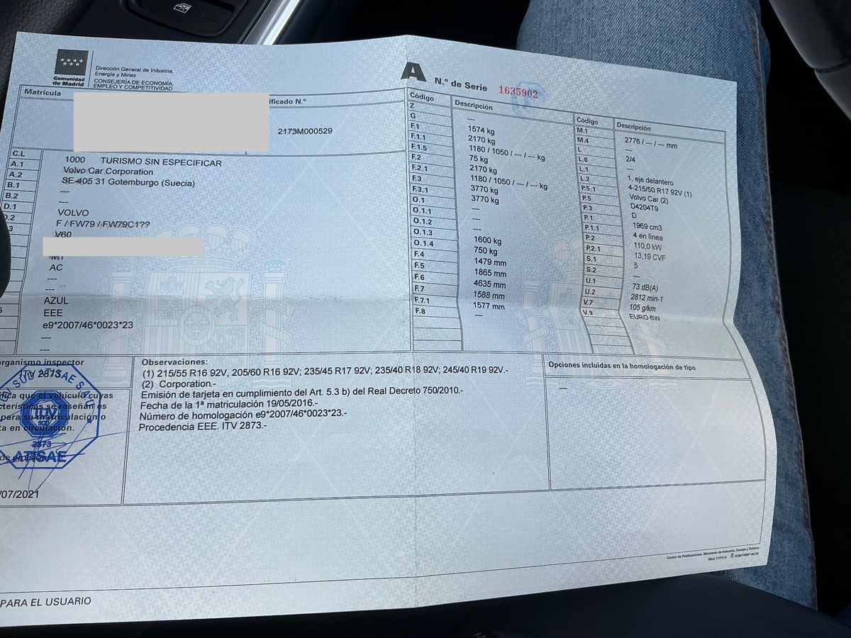 Volvo V60 d'occasion