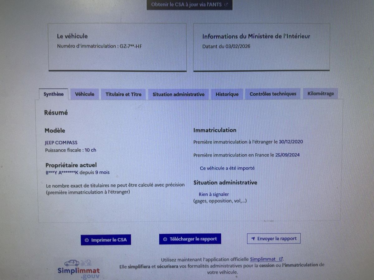 Jeep Compass d'occasion