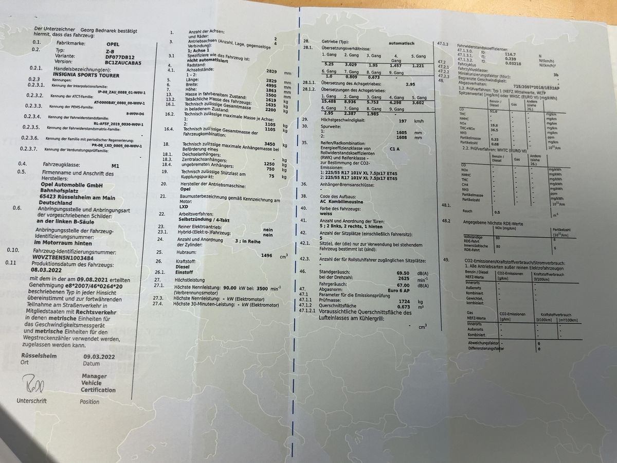 Opel Insignia d'occasion