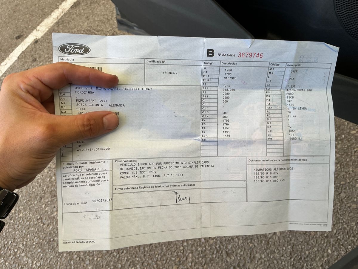 Ford Transit 1.6 TDCi Kombi