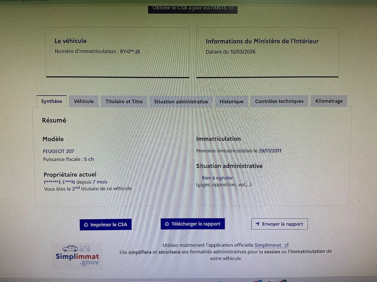 Peugeot 207 d'occasion