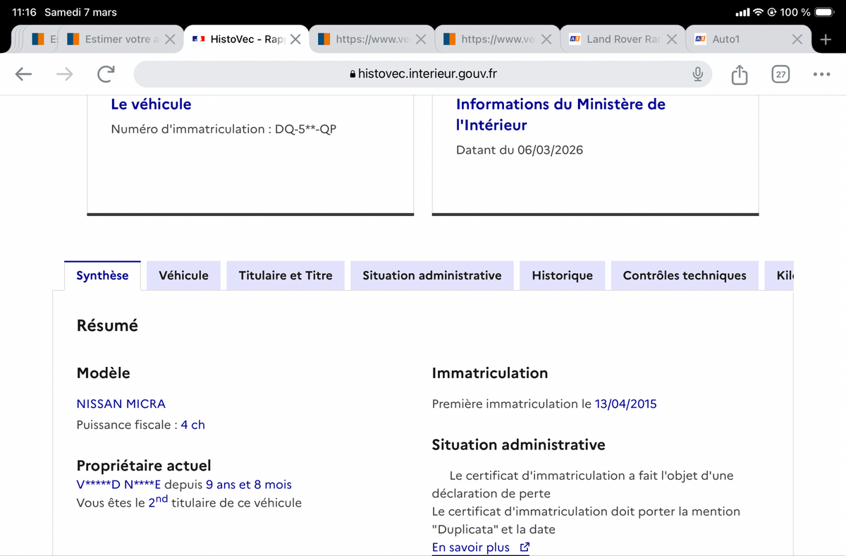 Nissan Micra d'occasion