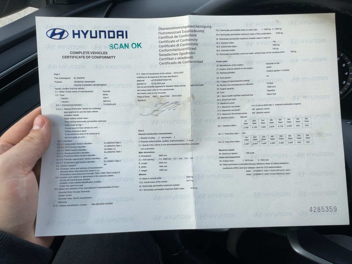 Hyundai Tucson d'occasion