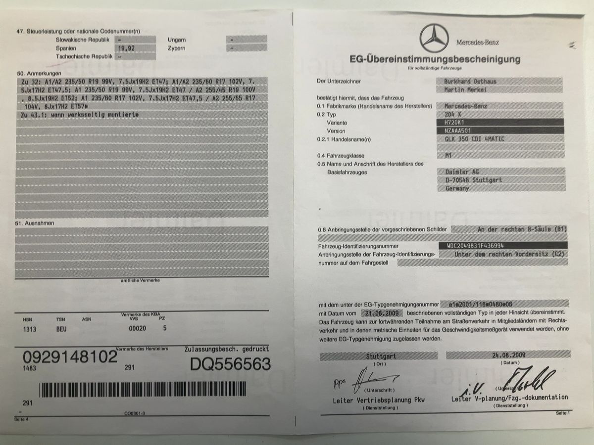 Mercedes-Benz GLK-Klasse d'occasion