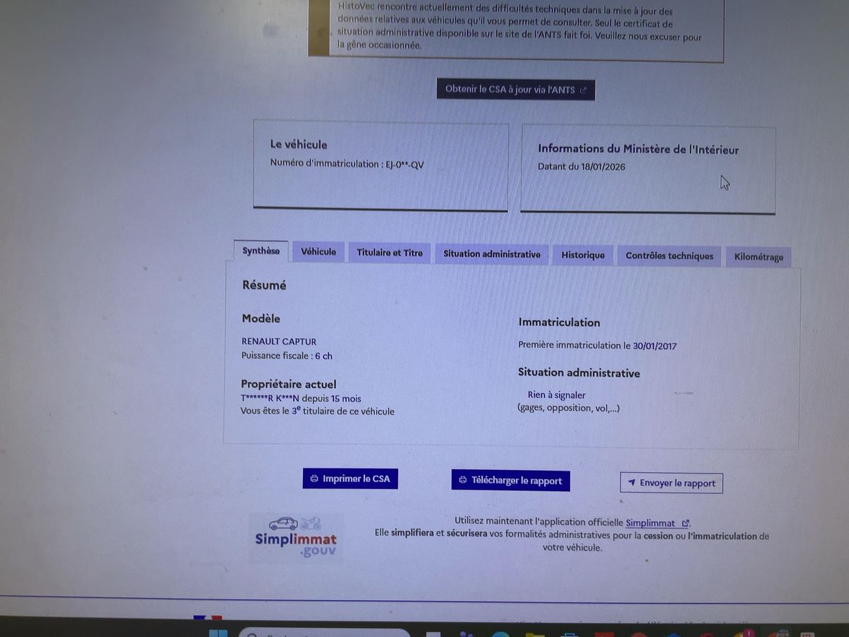 Renault Captur d'occasion