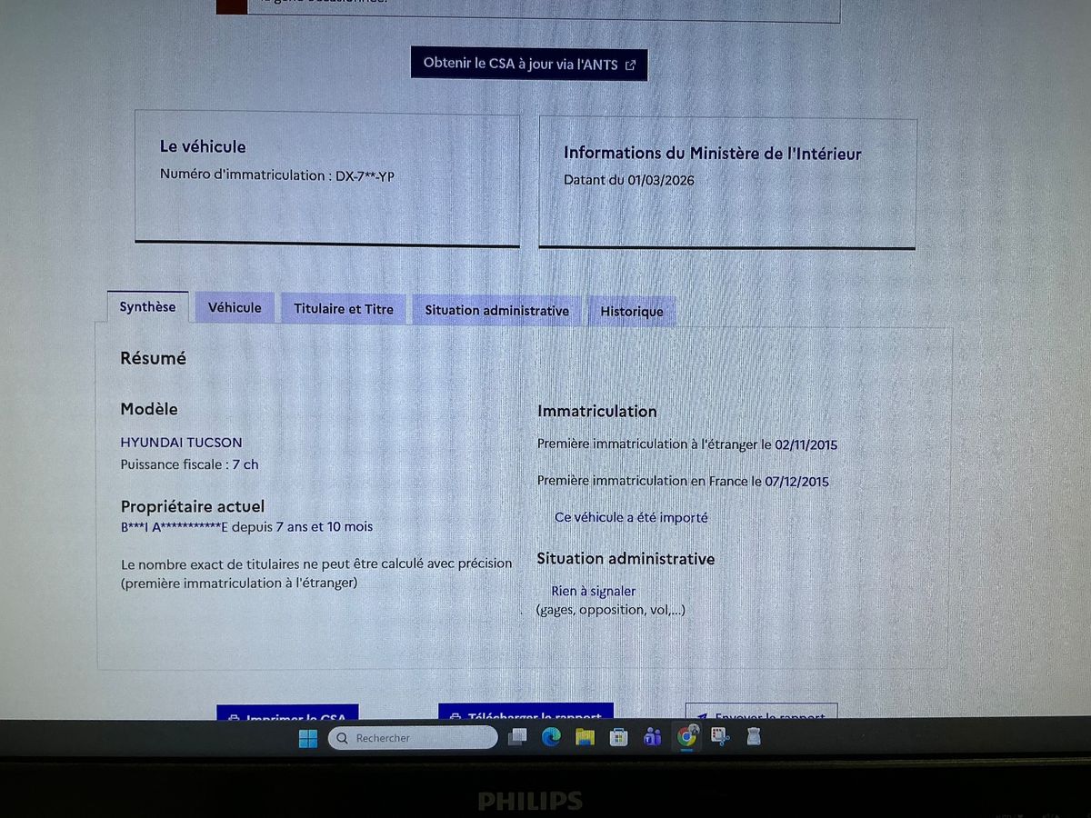 Hyundai Tucson d'occasion