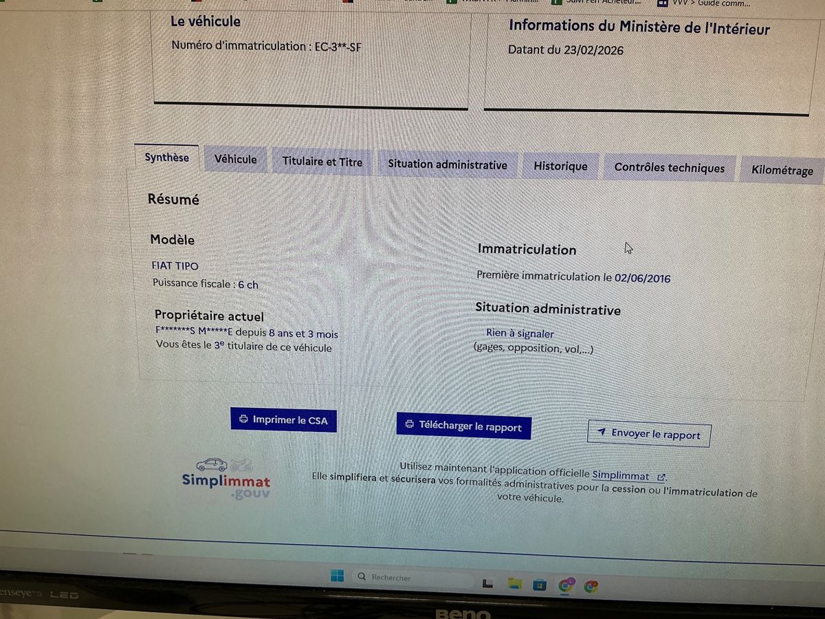 Fiat Tipo d'occasion