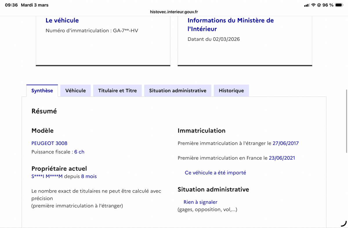 Peugeot 3008 d'occasion