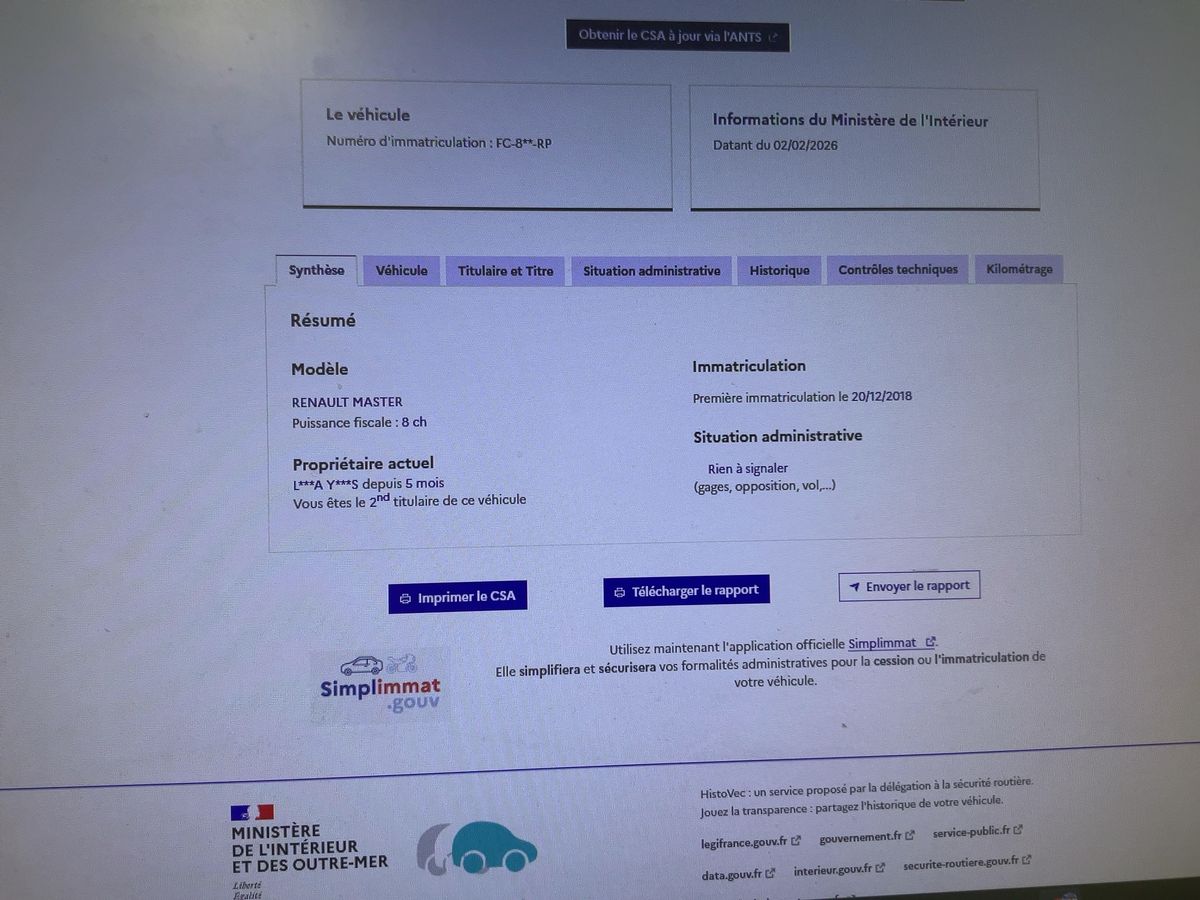 Renault Master d'occasion