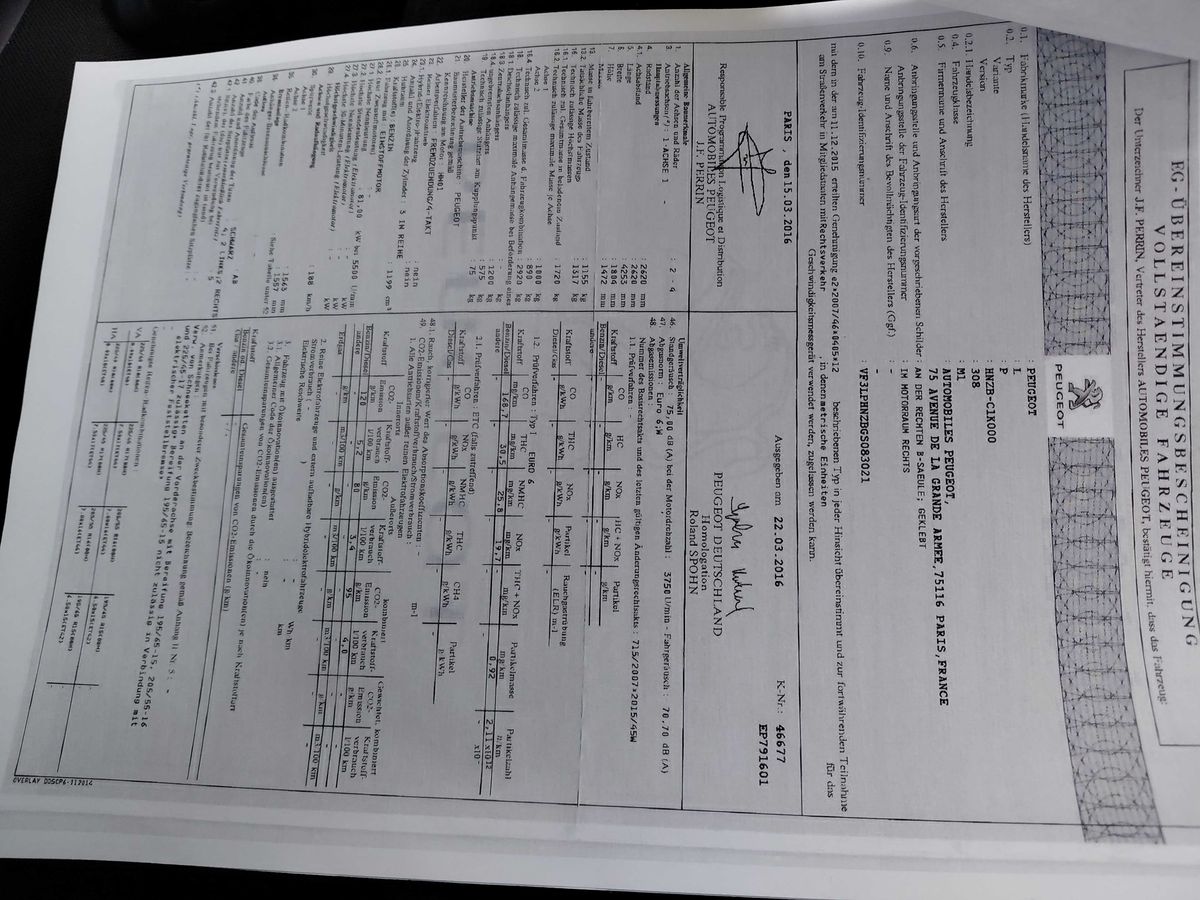 Peugeot 308 d'occasion