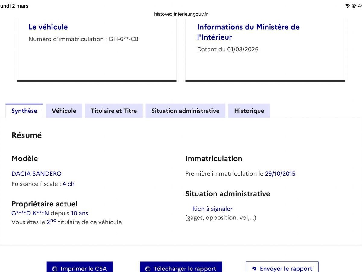 Dacia Sandero d'occasion