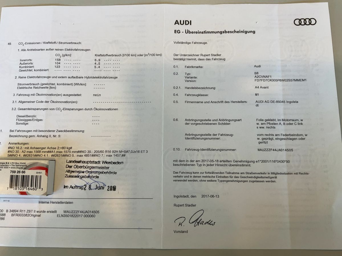 Audi A4 d'occasion