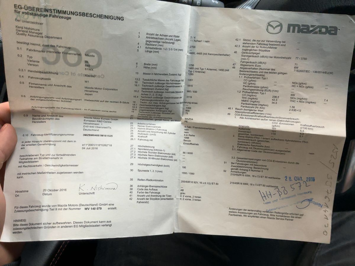 Mazda 3 d'occasion