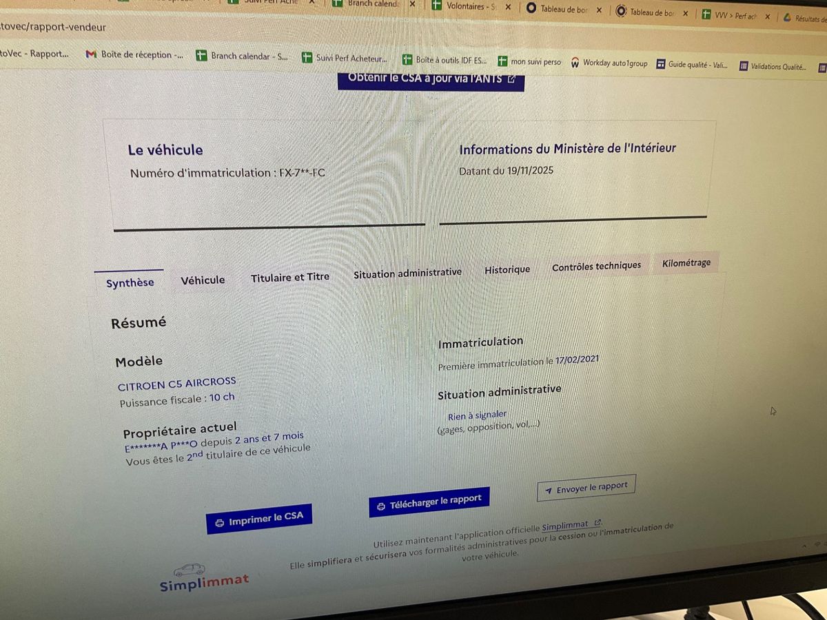 Citroen C5 d'occasion