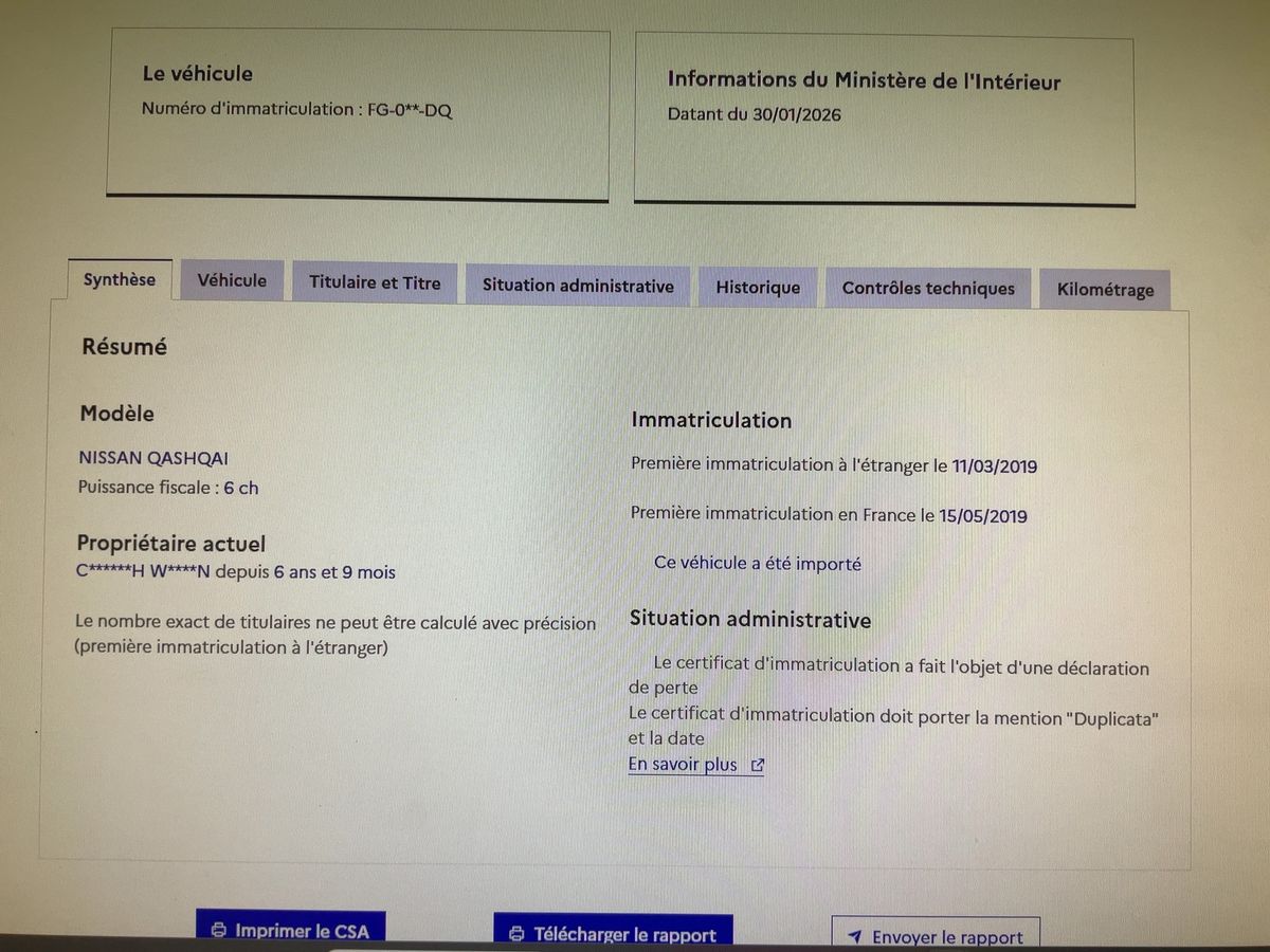 Nissan Qashqai d'occasion